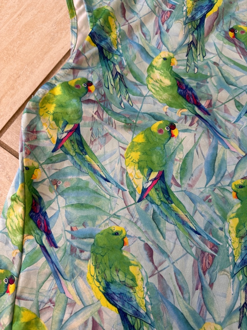 Bad Birdie Women's XS Parrot Pack Sleeveless Golf Tennis Pickleball Polo - Picture 11 of 14